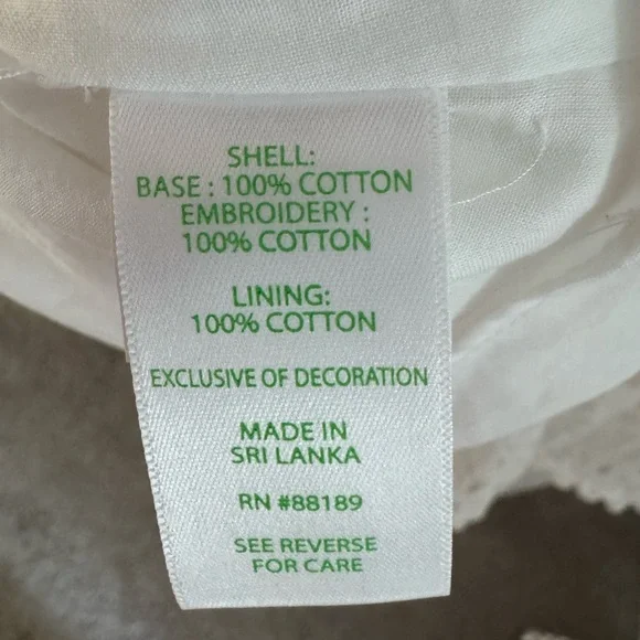 Size S Lilly Pulitzer cotton bekah dress white Elegant White Eyelet Dress - Picture 12 of 12